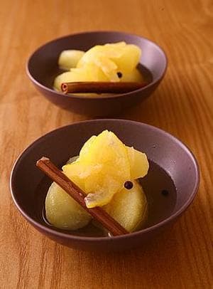 りんごのコンポート ゆず風味