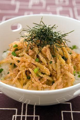 シャキシャキ明太じゃが丼