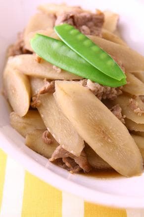 ごぼうと豚肉の甘辛煮