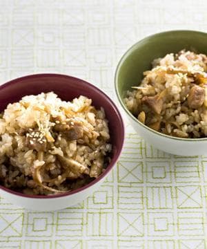 鶏ごぼう混ぜご飯