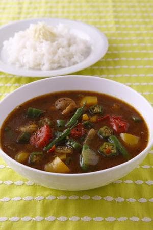 夏野菜チキンカレー
