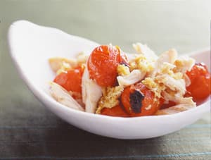 ささ身とプチトマトのグリル