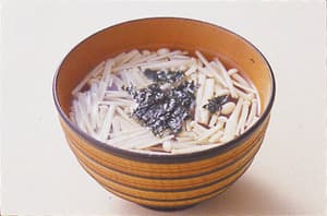 えのきとのりのすまし汁