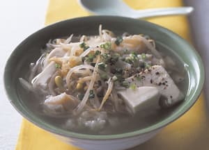 もやしと帆立てのクッパ