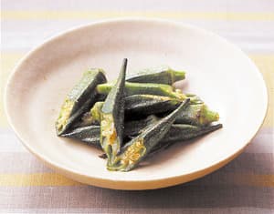オクラのバターしょうゆソテー