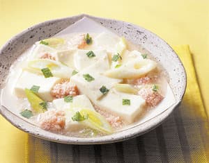 豆腐のたらこ煮