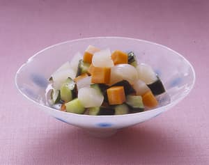 三色野菜のピクルス風