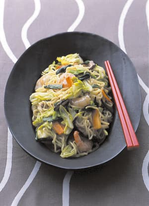 五目塩焼きそば