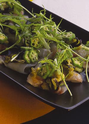 白身魚の和風カルパッチョ
