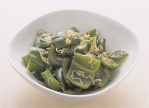 ピーマンのじゃこ煮