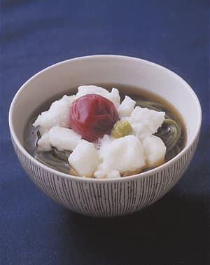 梅とろろそば