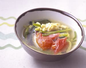 トマトのかきたまスープ