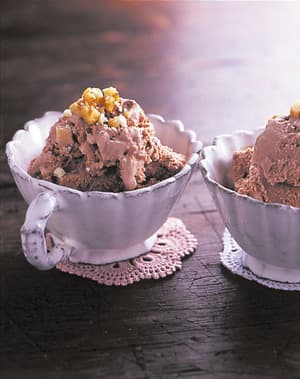 ダブルチョコナッツアイスクリーム