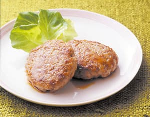 れんこん入り和風ハンバーグ