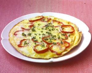 ピザ風オムレツ