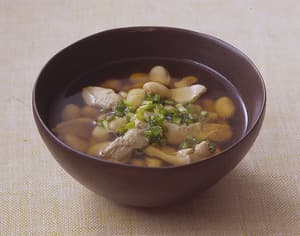 ささ身と大豆のスープ