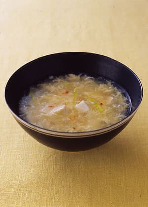 豆腐と卵のスープ