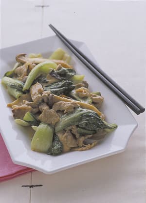 豚肉と青梗菜のみそ炒め