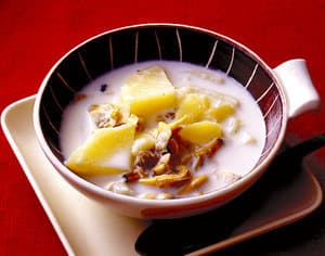 じゃがいもとあさりのクリームスープ