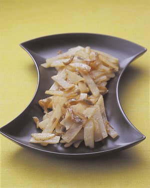 じゃがいもとザーサイの中華風炒め