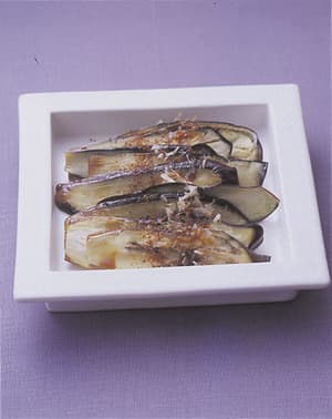 焼きなすのおかかじょうゆ