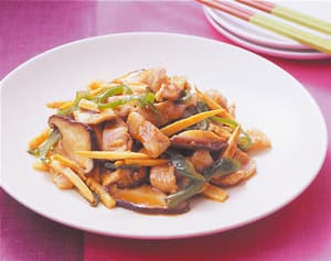 豚肉と野菜の中華風炒め