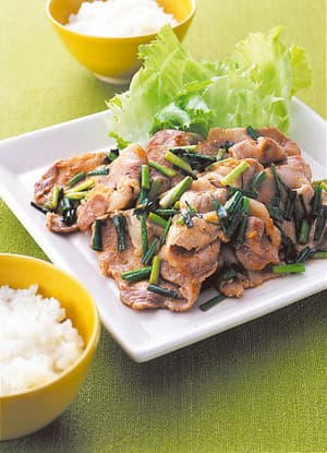 豚肉のしょうが焼き レモン風味