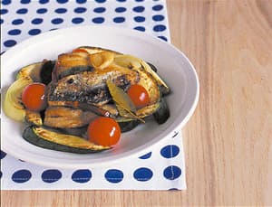 あじのガーリック焼き