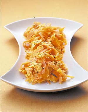 にんじんと卵のみそ炒め