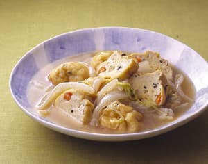 がんもどきと白菜のとろみ煮
