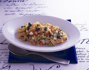 ツナとキムチの混ぜご飯