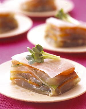 鯛のミルフィーユ風
