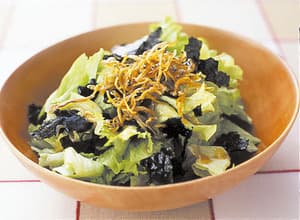 レタスの和風サラダ