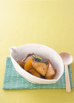 ごま油風味のぶり大根