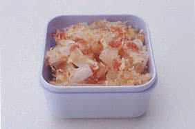 大根の梅おかかあえ