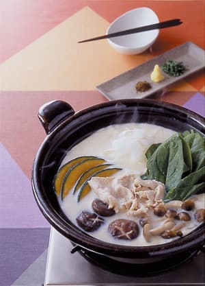 白みそ豆乳鍋