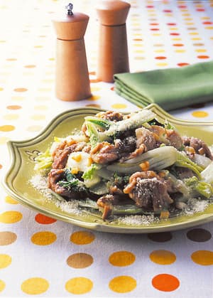 豚肉と白菜のチーズ炒め
