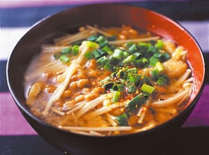 きのこ納豆汁