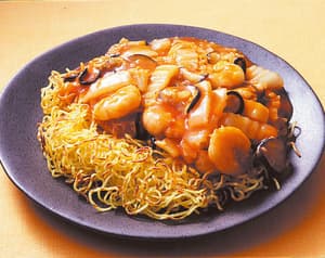 えびチリあんかけ焼きそば