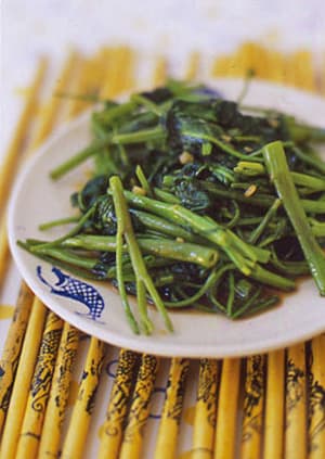 空心菜炒め