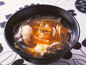 かきと大根のみそ汁