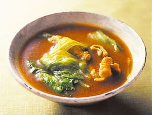 レタスのカレー汁