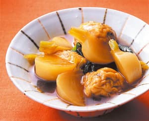 がんもどきとかぶの煮もの