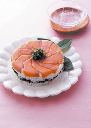 サーモンの押しずし
