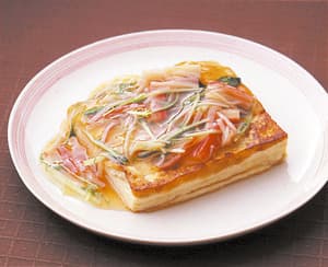豆腐ステーキのかにかまあん