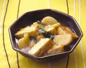 厚揚げとかぶのとろみ煮