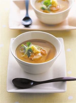 豆腐とえび入り茶碗蒸し