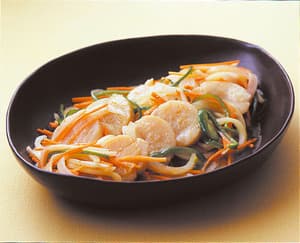 焼き帆立てのマリネ風