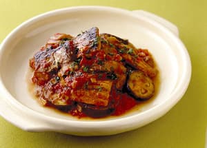いわしとなすのトマト煮