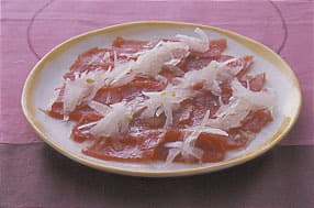 まぐろのカルパッチョ